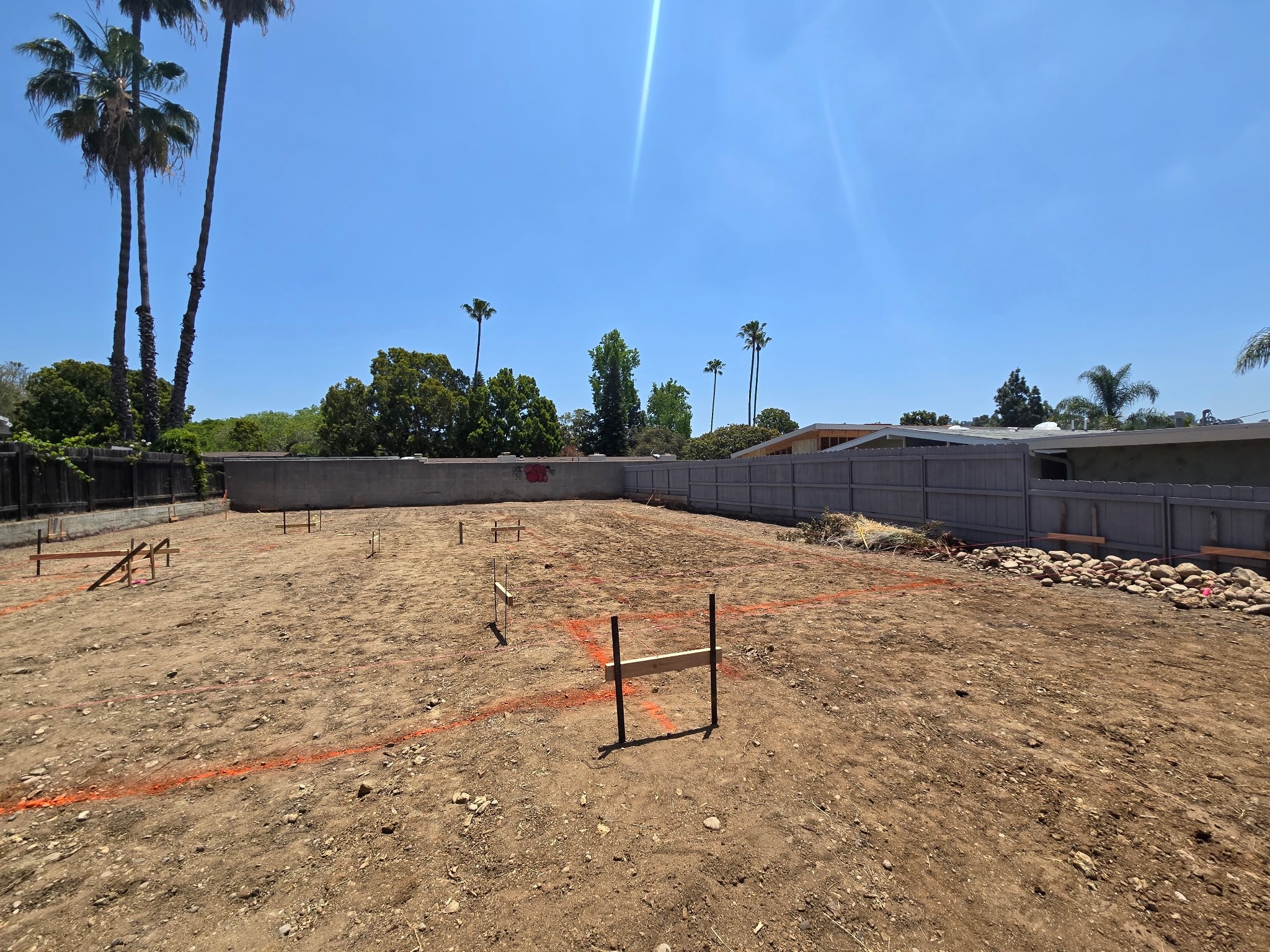 building a new wall